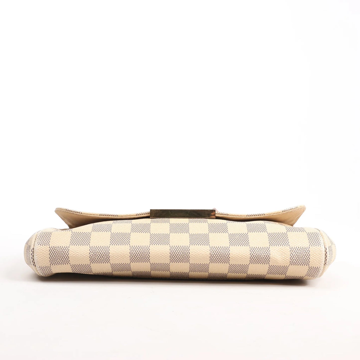 Louis Vuitton Favorite MM Damier Azur Shoulder Bag in Beige N41275