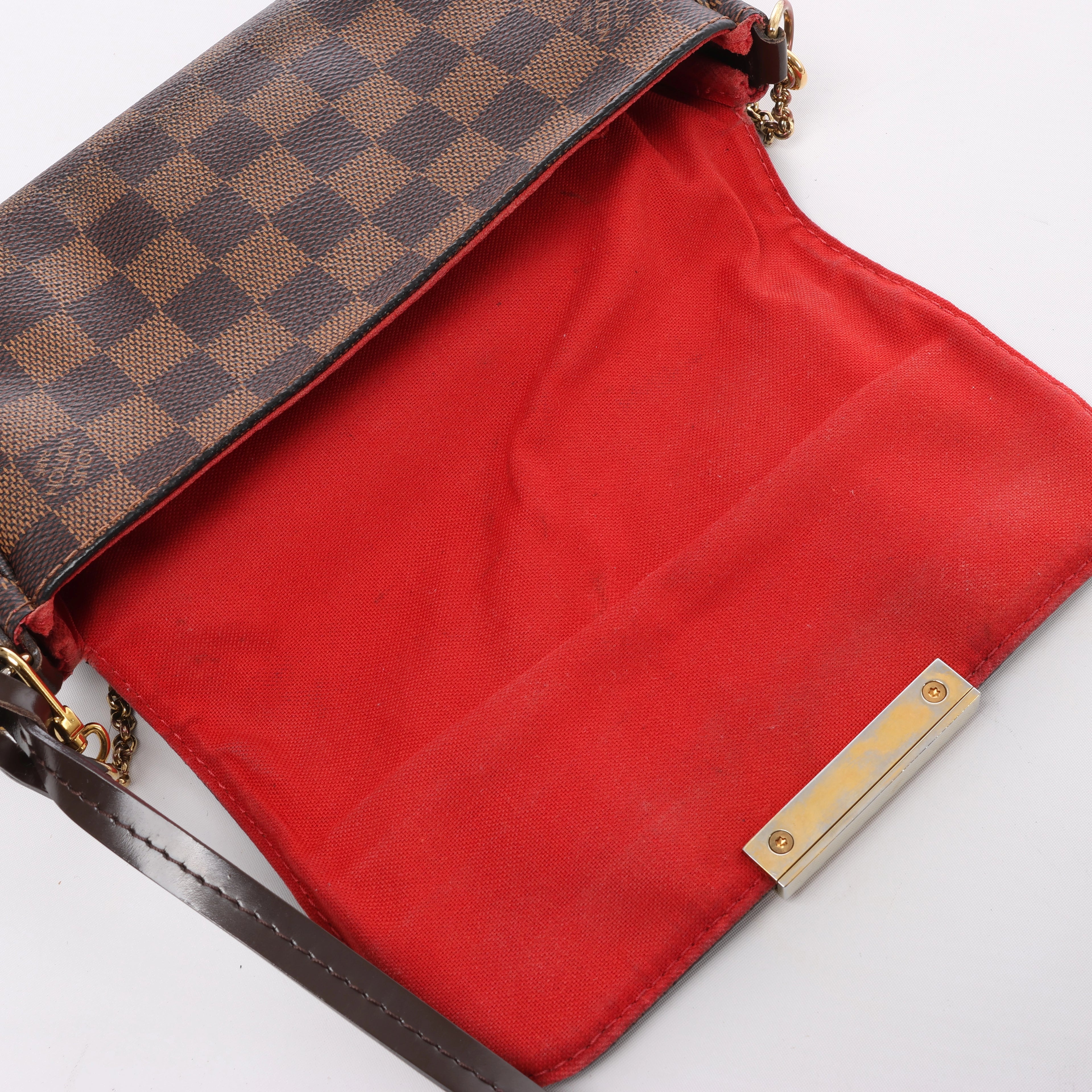 Louis Vuitton Favorite PM Damier Ebene Crossbody Bag in Brown N41276