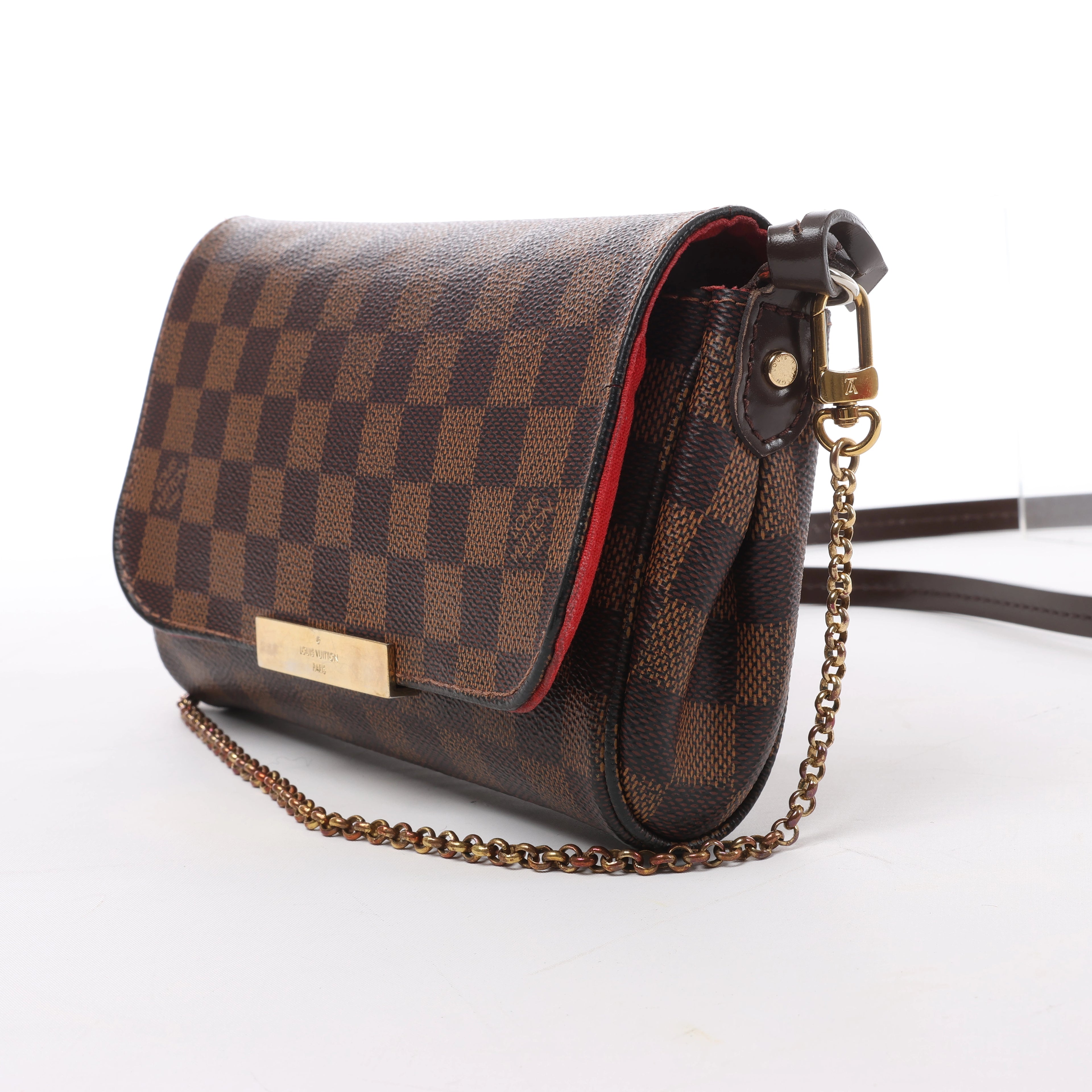 Louis Vuitton Favorite PM Damier Ebene Crossbody Bag in Brown N41276