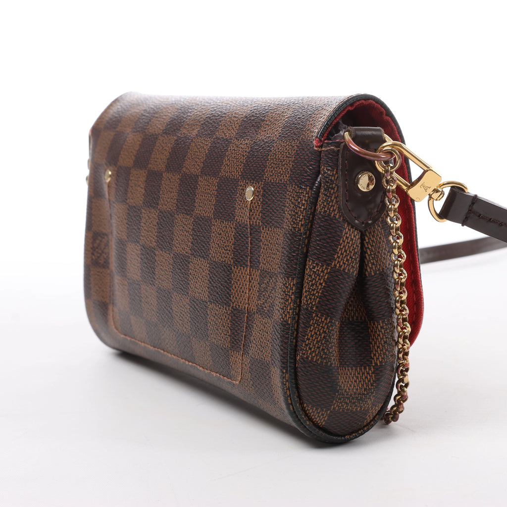 Louis Vuitton Favorite PM Damier Ebene Crossbody Bag in Brown N41276