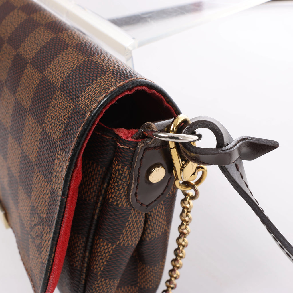 Louis Vuitton Favorite PM Damier Ebene Crossbody Bag in Brown N41276