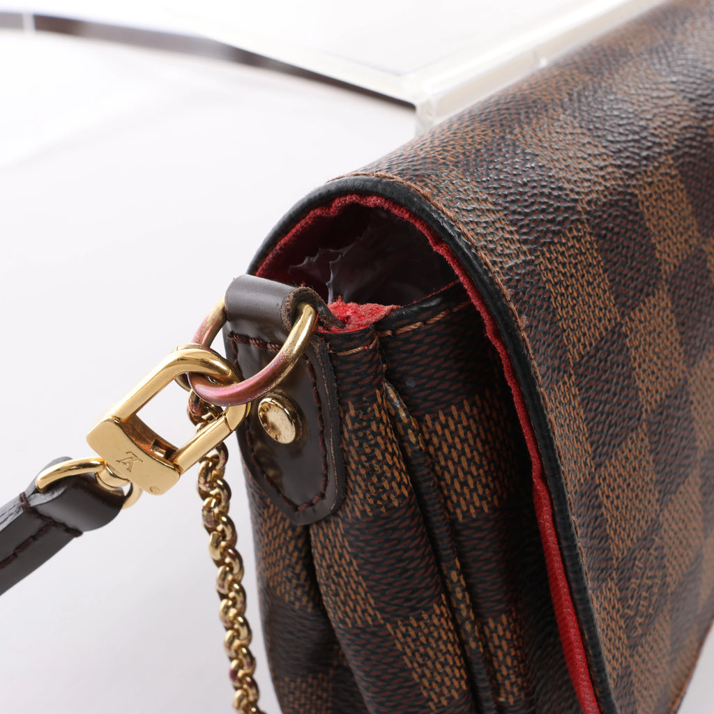Louis Vuitton Favorite PM Damier Ebene Crossbody Bag in Brown N41276