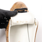 Louis Vuitton Frontrow line 17 years Monogram PVC & Leather Sneakers in Brown MS0147, Size 39 EU
