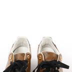 Louis Vuitton Frontrow line 17 years Monogram PVC & Leather Sneakers in Brown MS0147, Size 39 EU