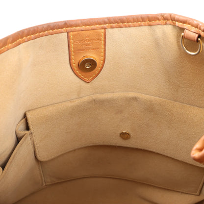 Louis Vuitton Galliera PM Damier Azur Shoulder Bag in Beige N55215