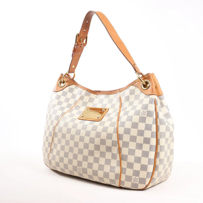 Louis Vuitton Galliera PM Damier Azur Shoulder Bag in Beige N55215