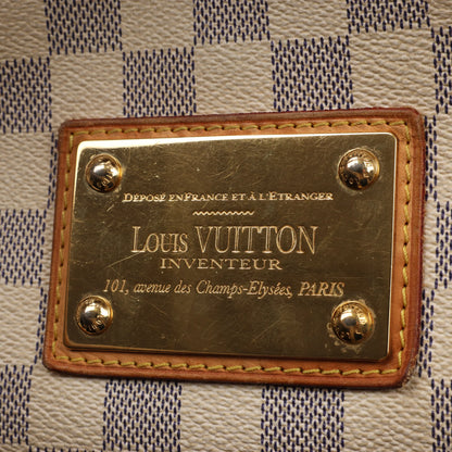 Louis Vuitton Galliera PM Damier Azur Shoulder Bag in Beige N55215