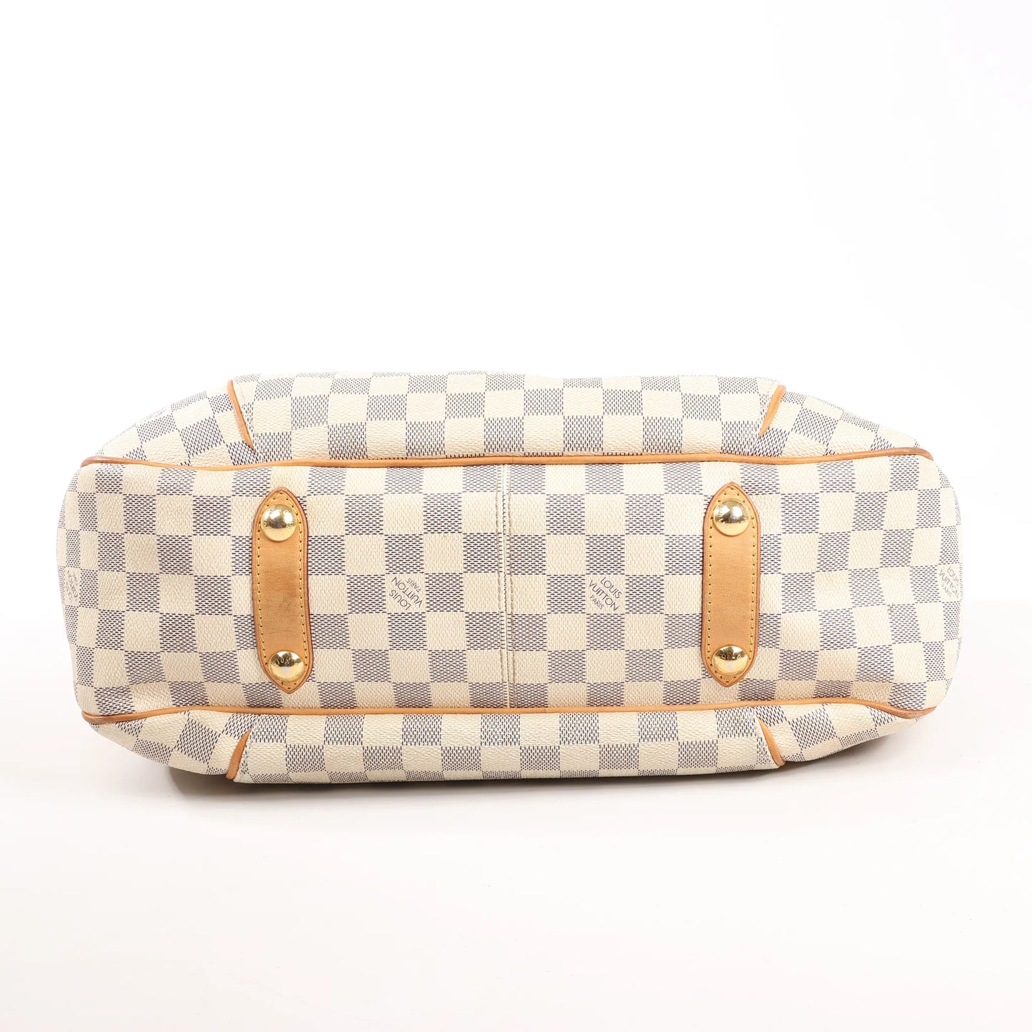Louis Vuitton Galliera PM Damier Azur Shoulder Bag in Beige N55215