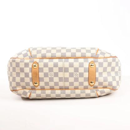 Louis Vuitton Galliera PM Damier Azur Shoulder Bag in Beige N55215