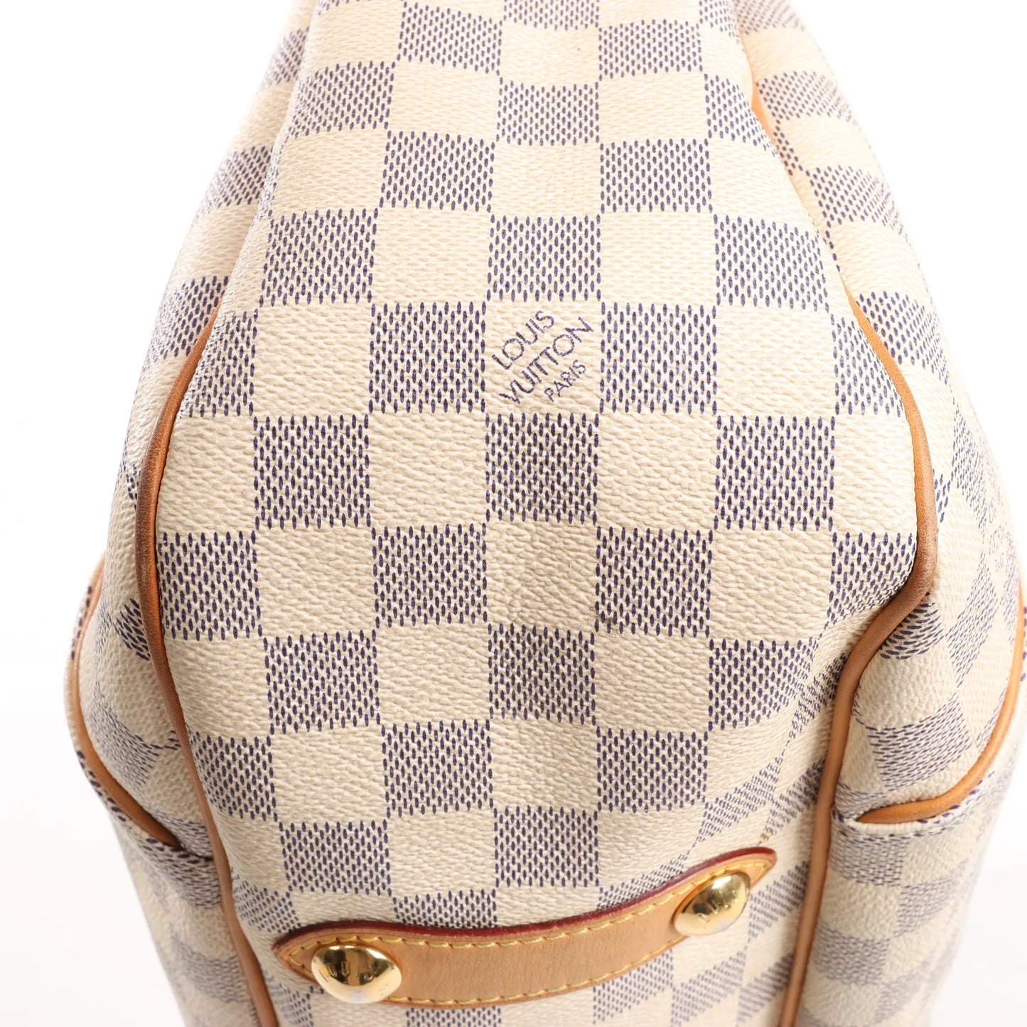 Louis Vuitton Galliera PM Damier Azur Shoulder Bag in Beige N55215