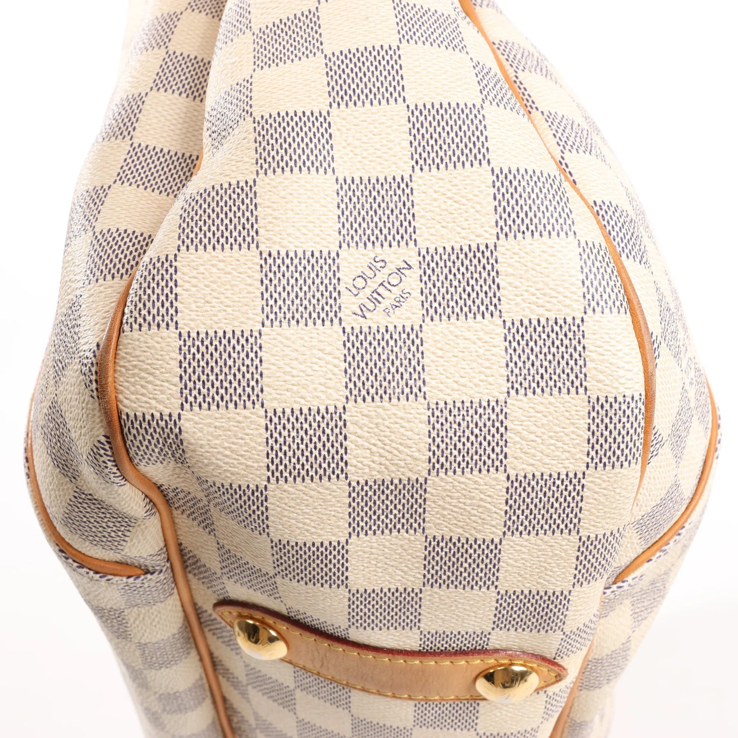Louis Vuitton Galliera PM Damier Azur Shoulder Bag in Beige N55215