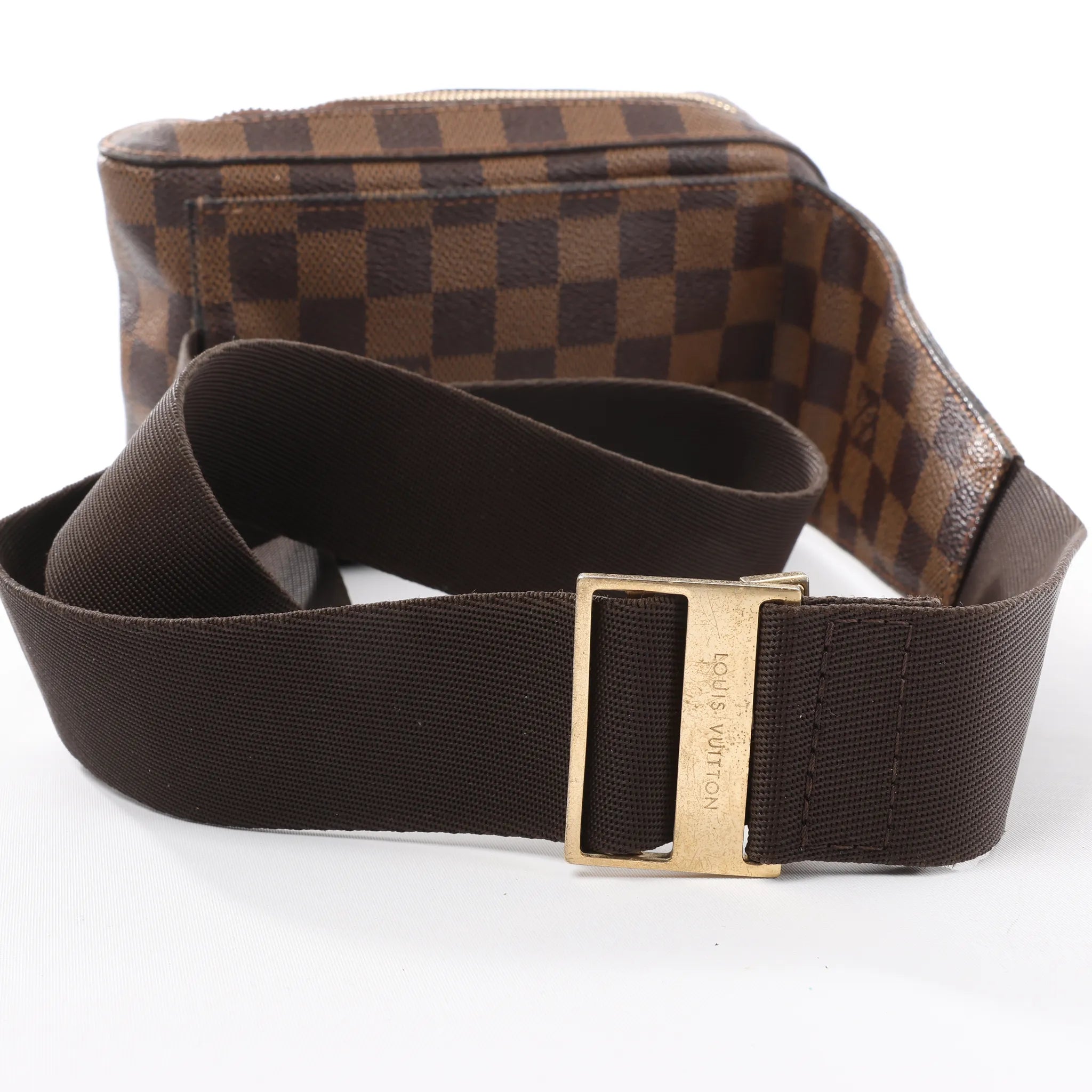 Louis Vuitton Geronimos Damier Ebene Crossbody Bag in Brown N51994