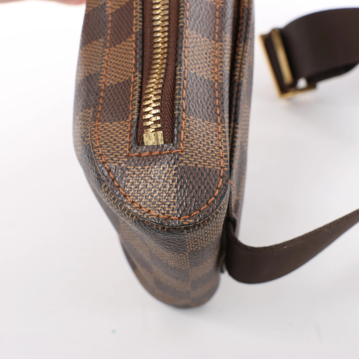Louis Vuitton Geronimos Damier Ebene Crossbody Bag in Brown N51994