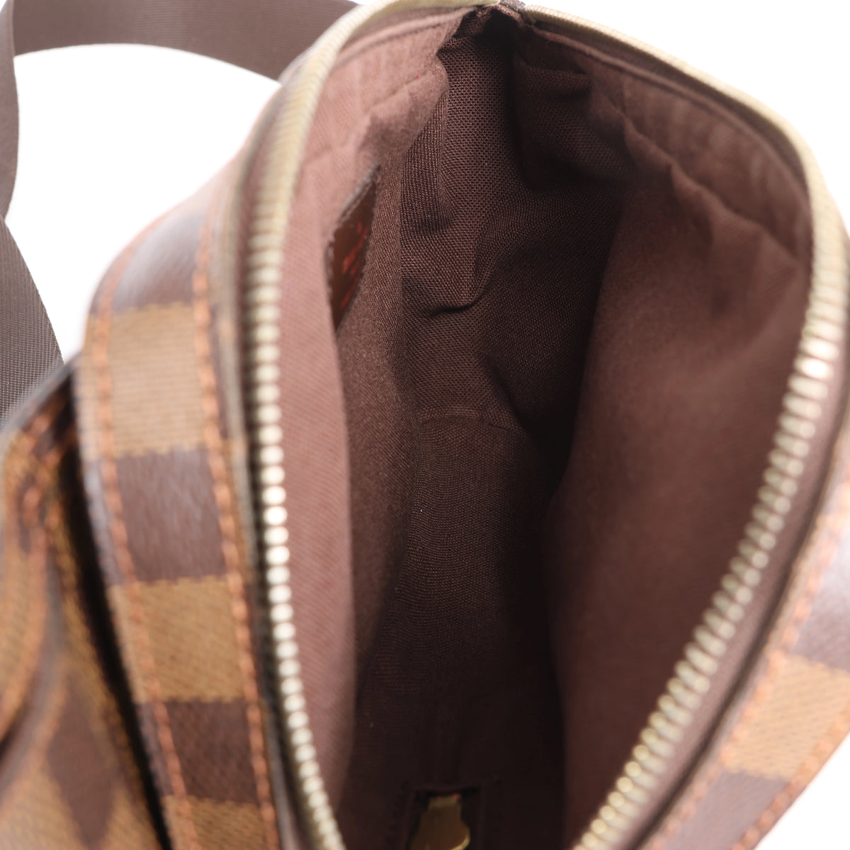 Louis Vuitton Geronimos Damier Ebene Crossbody Bag in Brown N51994