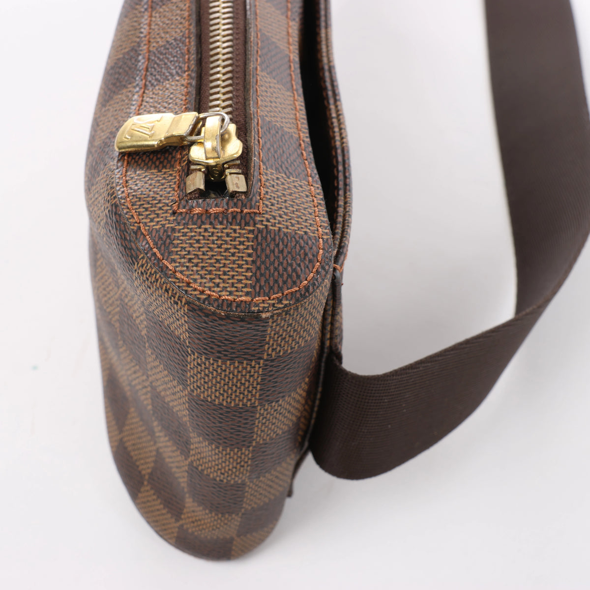 Louis Vuitton Geronimos Damier Ebene Crossbody Bag in Brown N51994