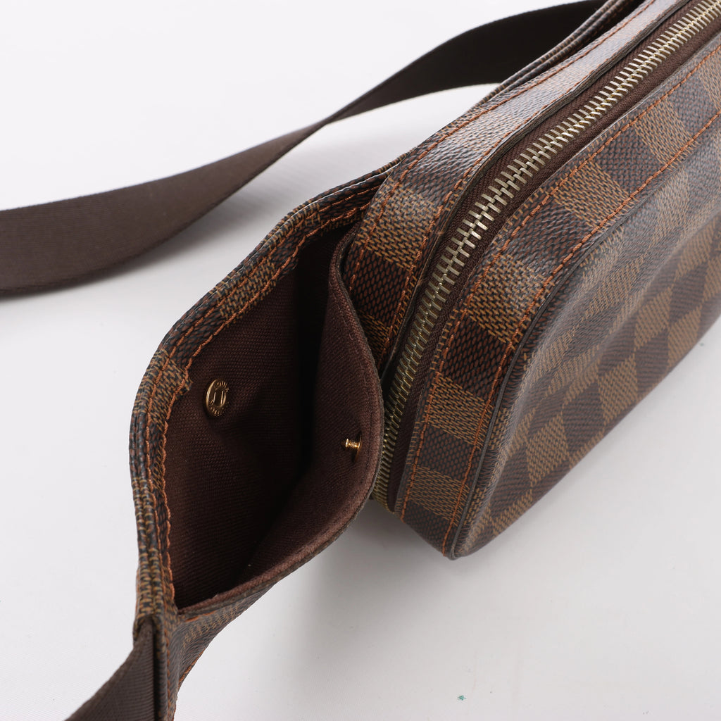 Louis Vuitton Geronimos Damier Ebene Crossbody Bag in Brown N51994