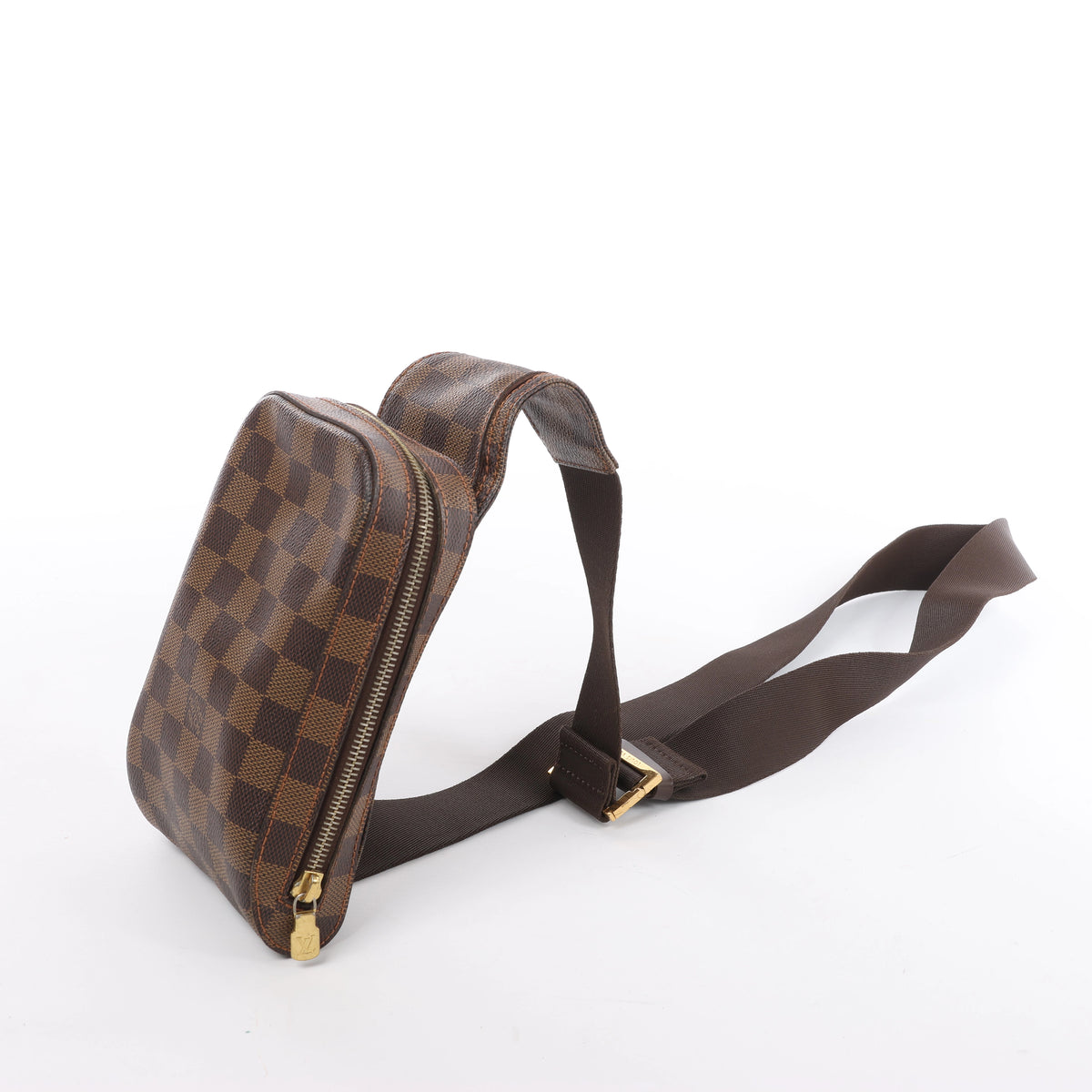 Louis Vuitton Geronimos Damier Ebene Crossbody Bag in Brown N51994