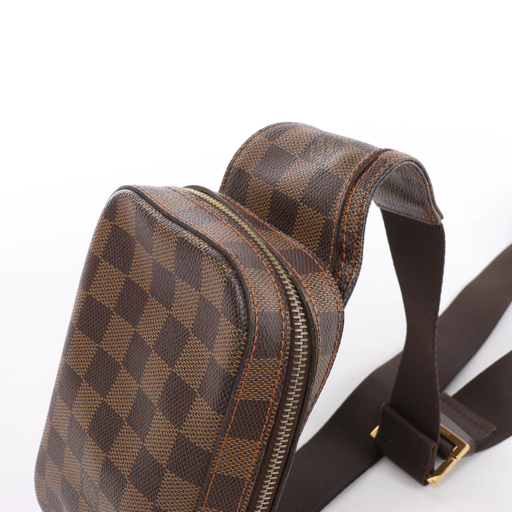 Louis Vuitton Geronimos Damier Ebene Crossbody Bag in Brown N51994