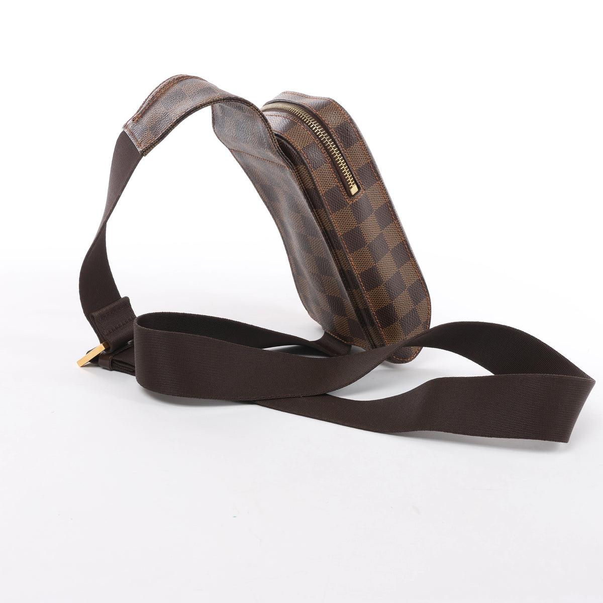 Louis Vuitton Geronimos Damier Ebene Crossbody Bag in Brown N51994