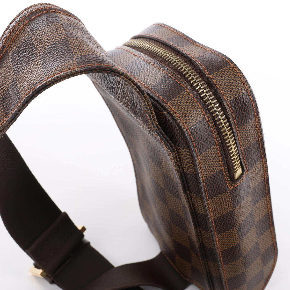 Louis Vuitton Geronimos Damier Ebene Crossbody Bag in Brown N51994