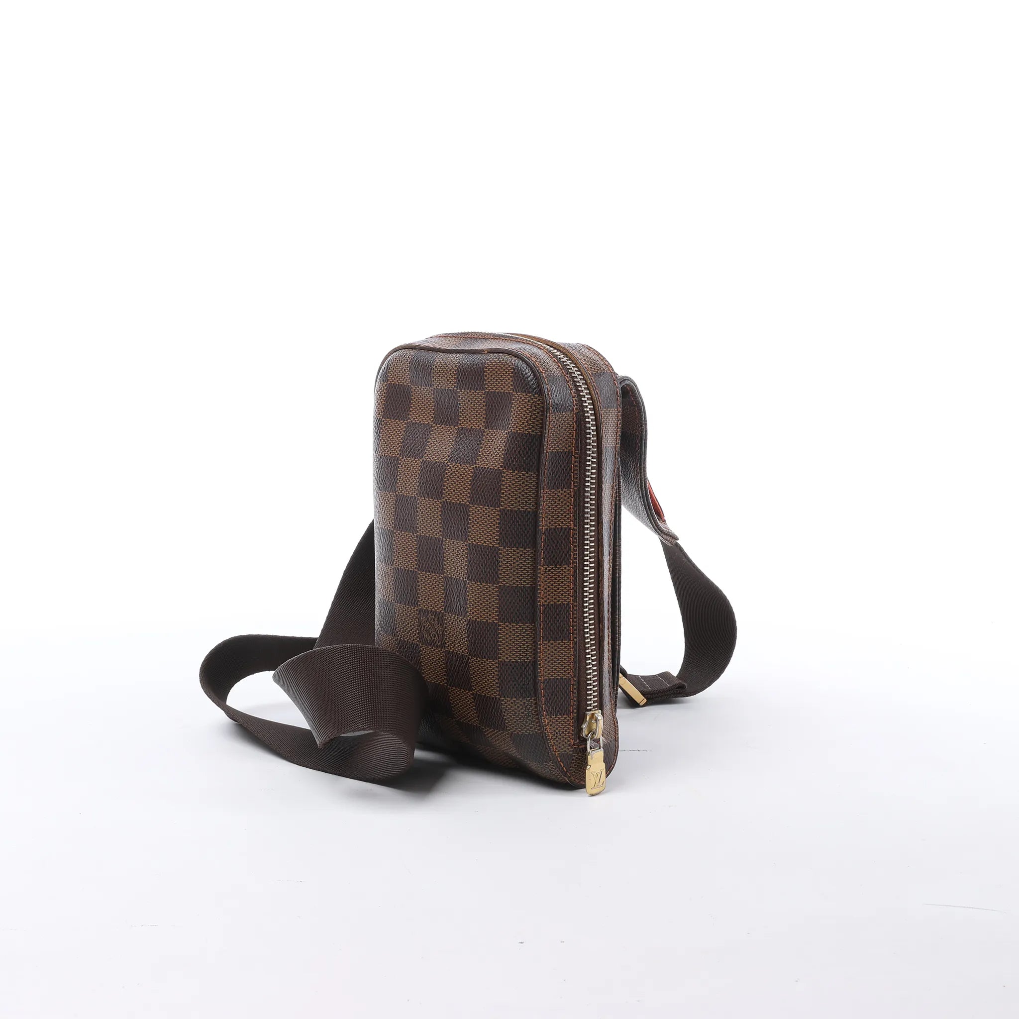 Louis Vuitton Geronimos Damier Ebene Crossbody Bag in Brown N51994