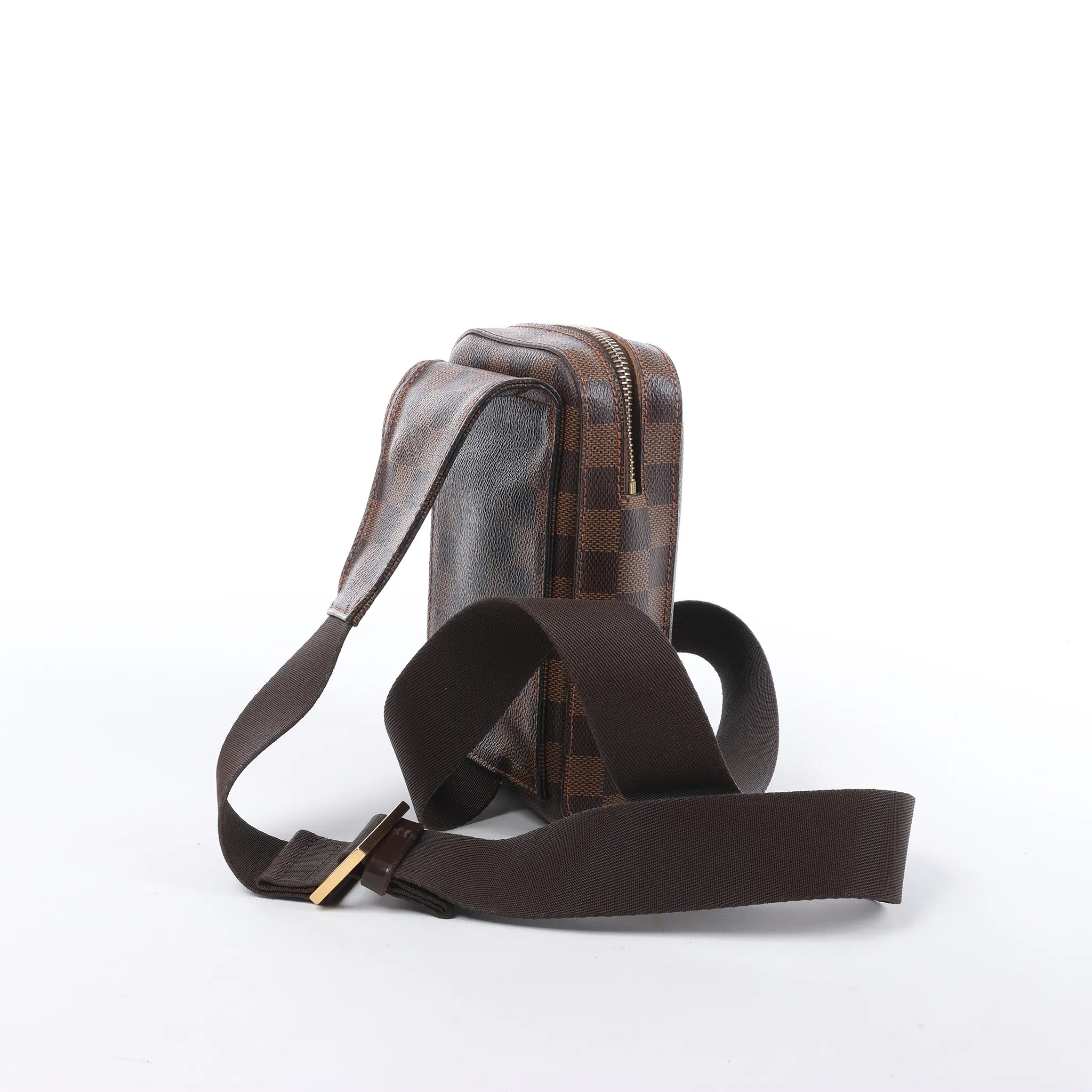 Louis Vuitton Geronimos Damier Ebene Crossbody Bag in Brown N51994