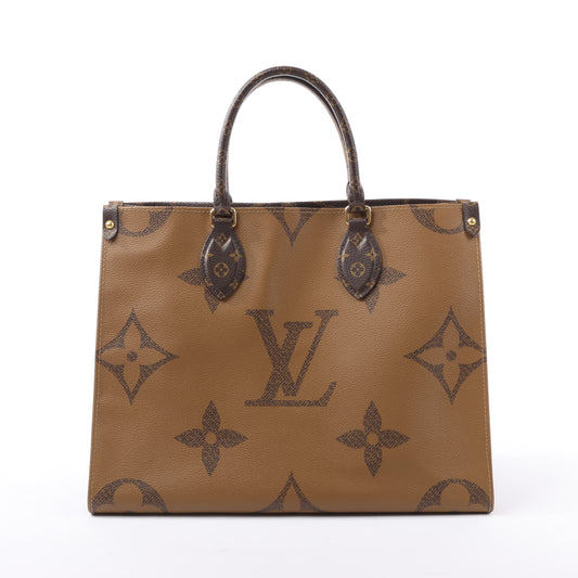 Louis Vuitton Giant Monogram Reverse On the Go MM en marron M45321