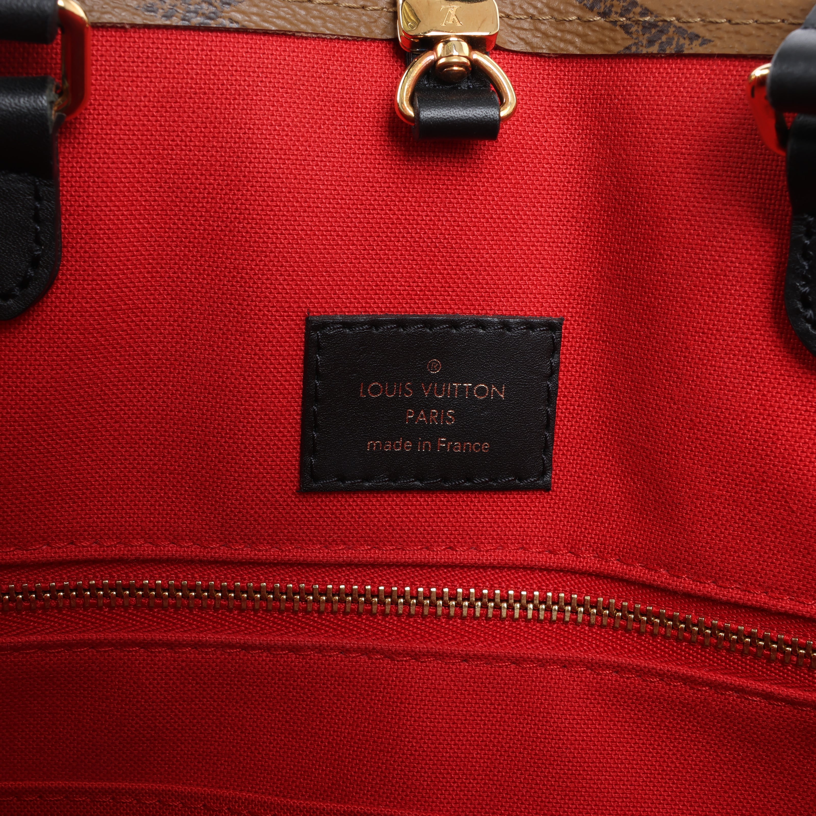 Louis Vuitton Giant Monogram Reverse On the Go MM in Brown M45321