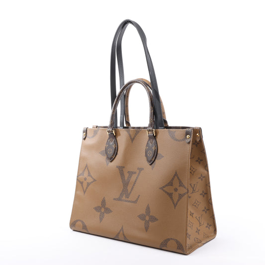 Louis Vuitton Giant Monogram Reverse On the Go MM en marron M45321