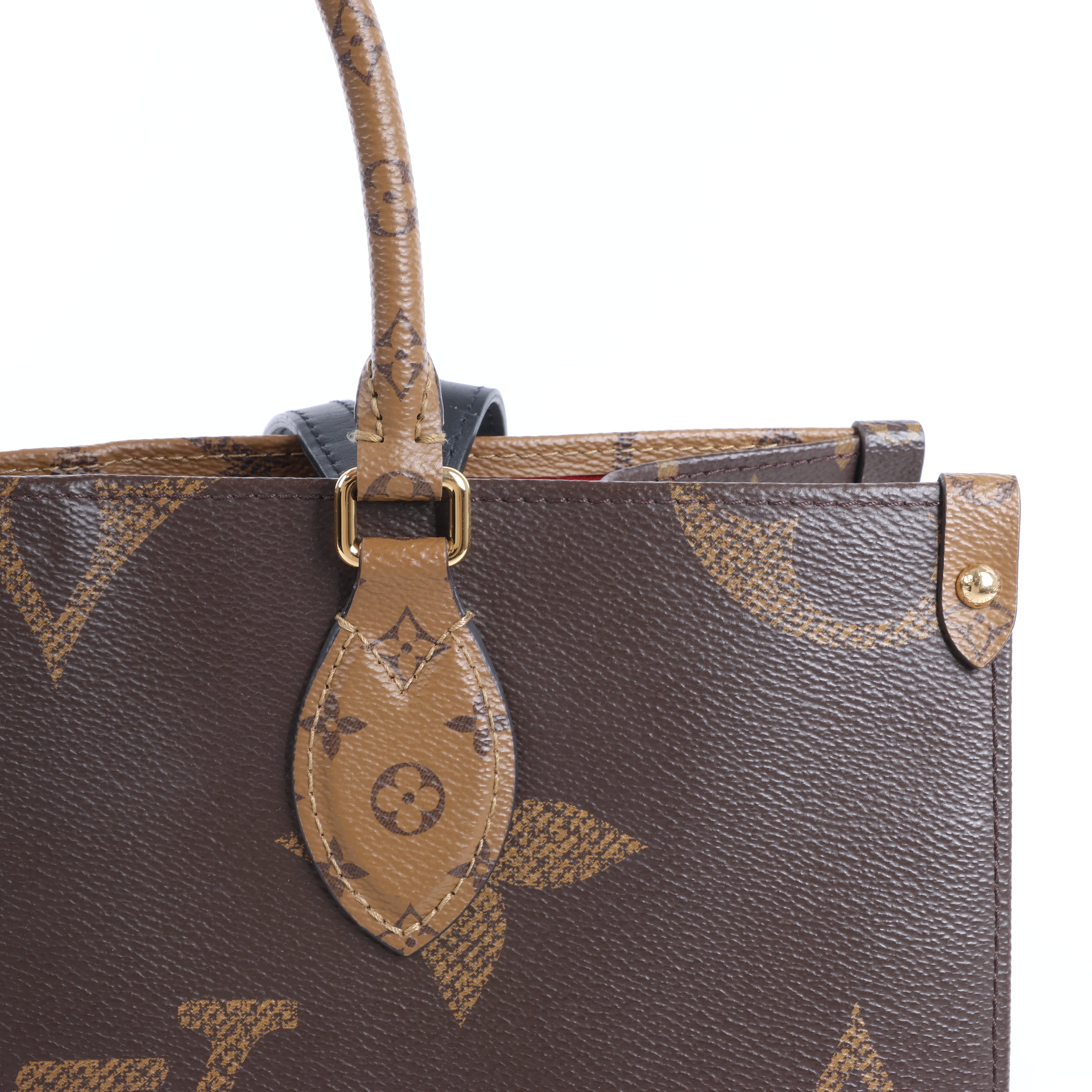 Louis Vuitton Giant Monogram Reverse On the Go MM in Brown M45321