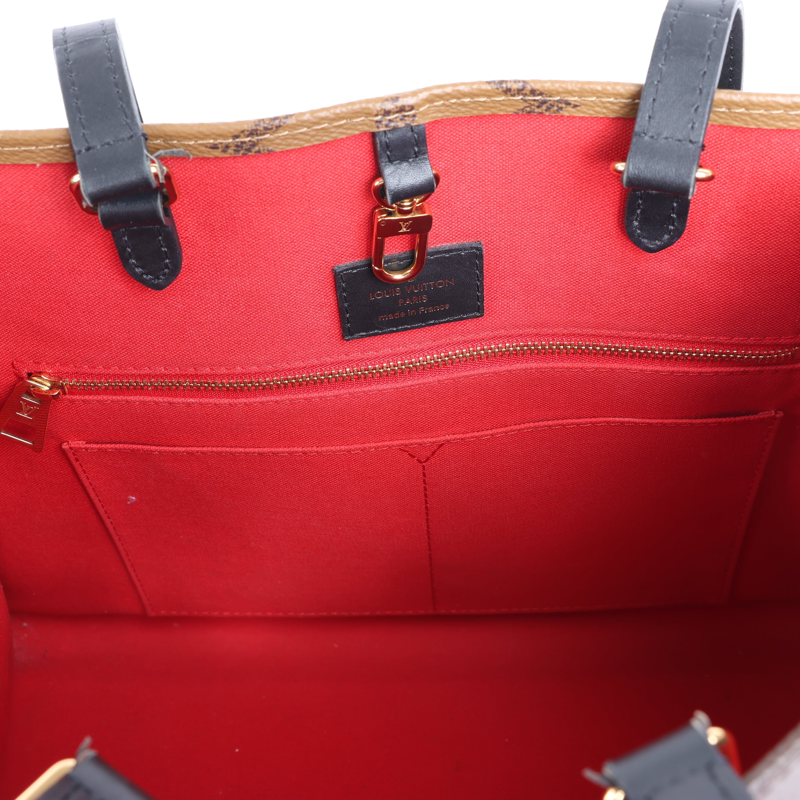 Louis Vuitton Giant Monogram Reverse On the Go MM in Brown M45321