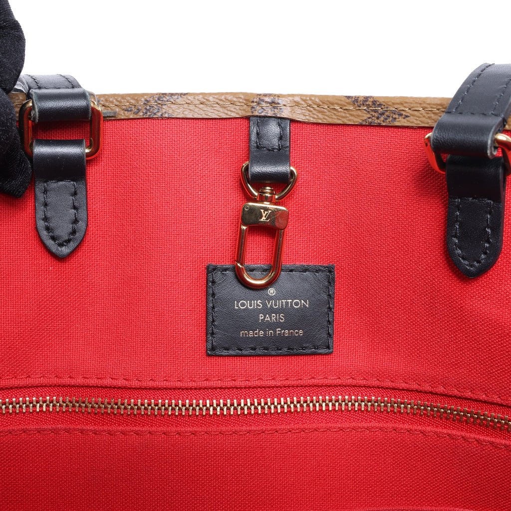 Louis Vuitton Giant Monogram Reverse On the Go MM in Brown M45321
