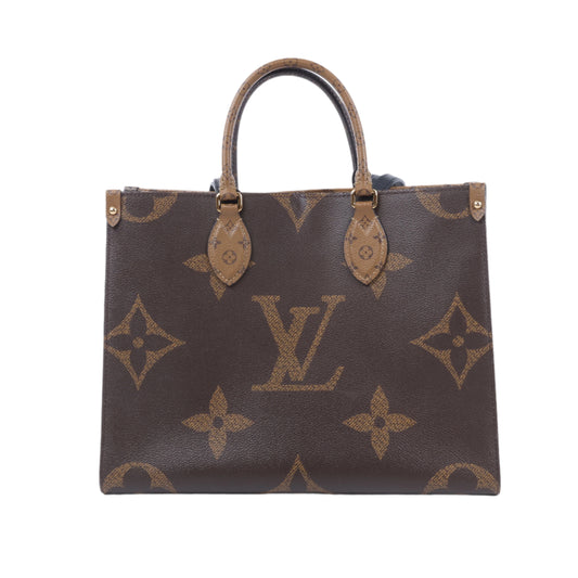 Louis Vuitton Giant Monogram Reverse On the Go MM in Brown M45321