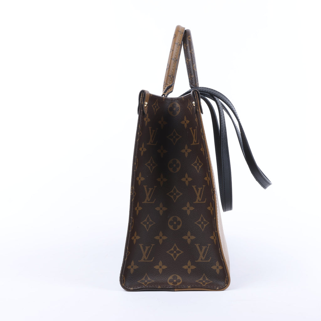 Louis Vuitton Giant Monogram Reverse On the Go MM in Brown M45321