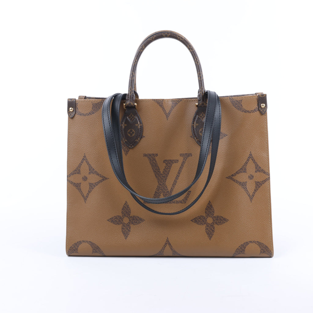 Louis Vuitton Giant Monogram Reverse On the Go MM in Brown M45321