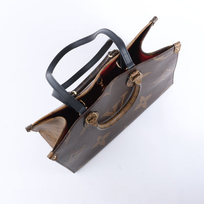 Louis Vuitton Giant Monogram Reverse On the Go MM en marron M45321