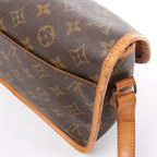 Louis Vuitton Gibecière MM Monogram Canvas Crossbody Bag in Brown M42247