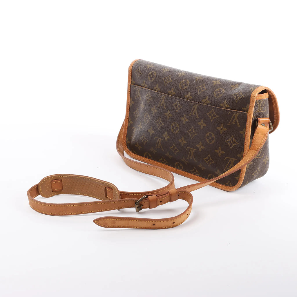 Louis Vuitton Gibecière MM Monogram Canvas Crossbody Bag in Brown M42247