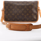 Louis Vuitton Gibecière MM Monogram Canvas Crossbody Bag in Brown M42247