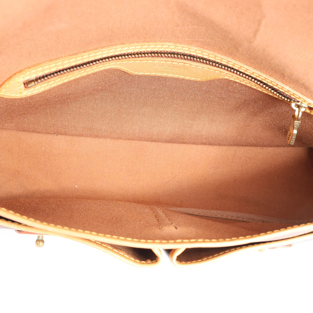 Louis Vuitton Gibecière MM Monogram Canvas Crossbody Bag in Brown M42247
