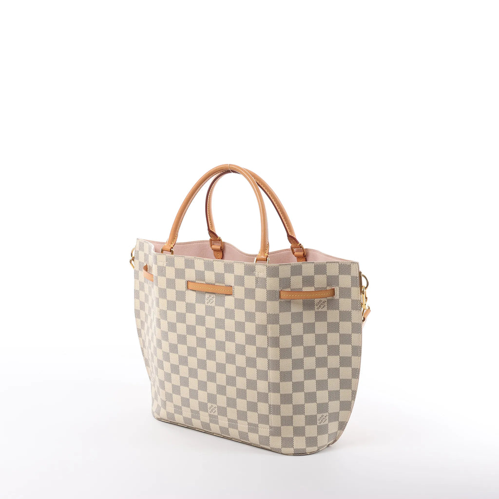 Louis Vuitton Girolata Damier Azur 2Way Handbag in Beige N41579
