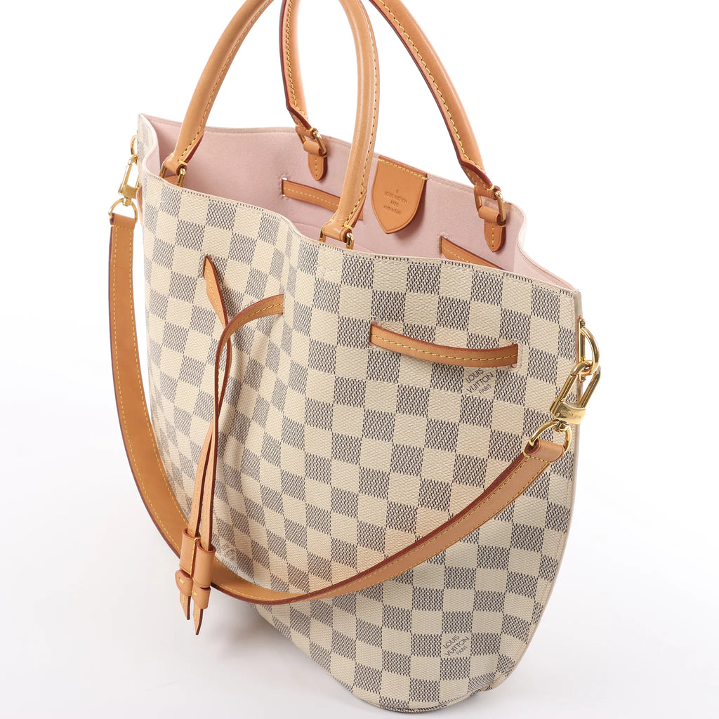 Louis Vuitton Girolata Damier Azur 2Way Handbag in Beige N41579