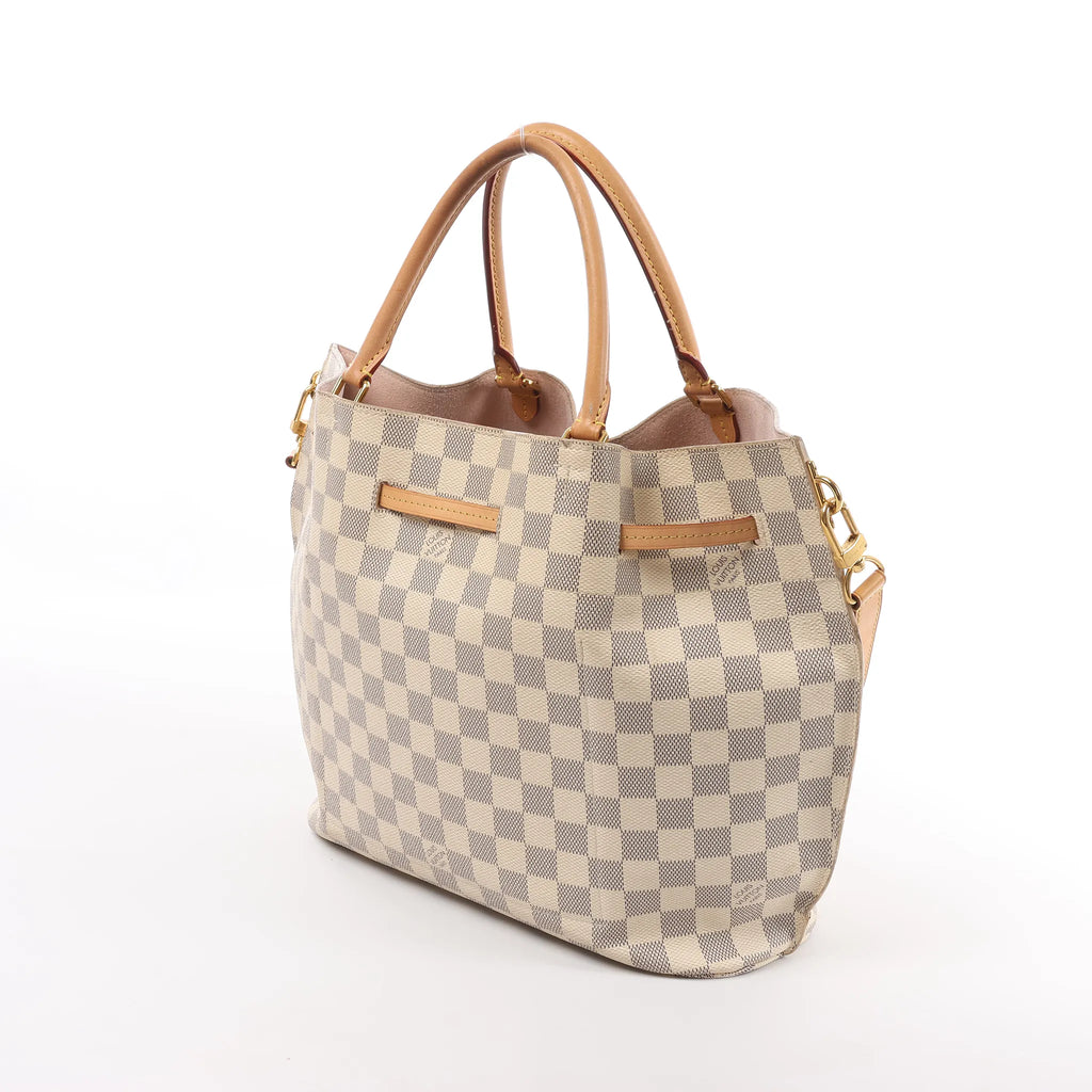 Louis Vuitton Girolata Damier Azur 2Way Handbag in Beige N41579