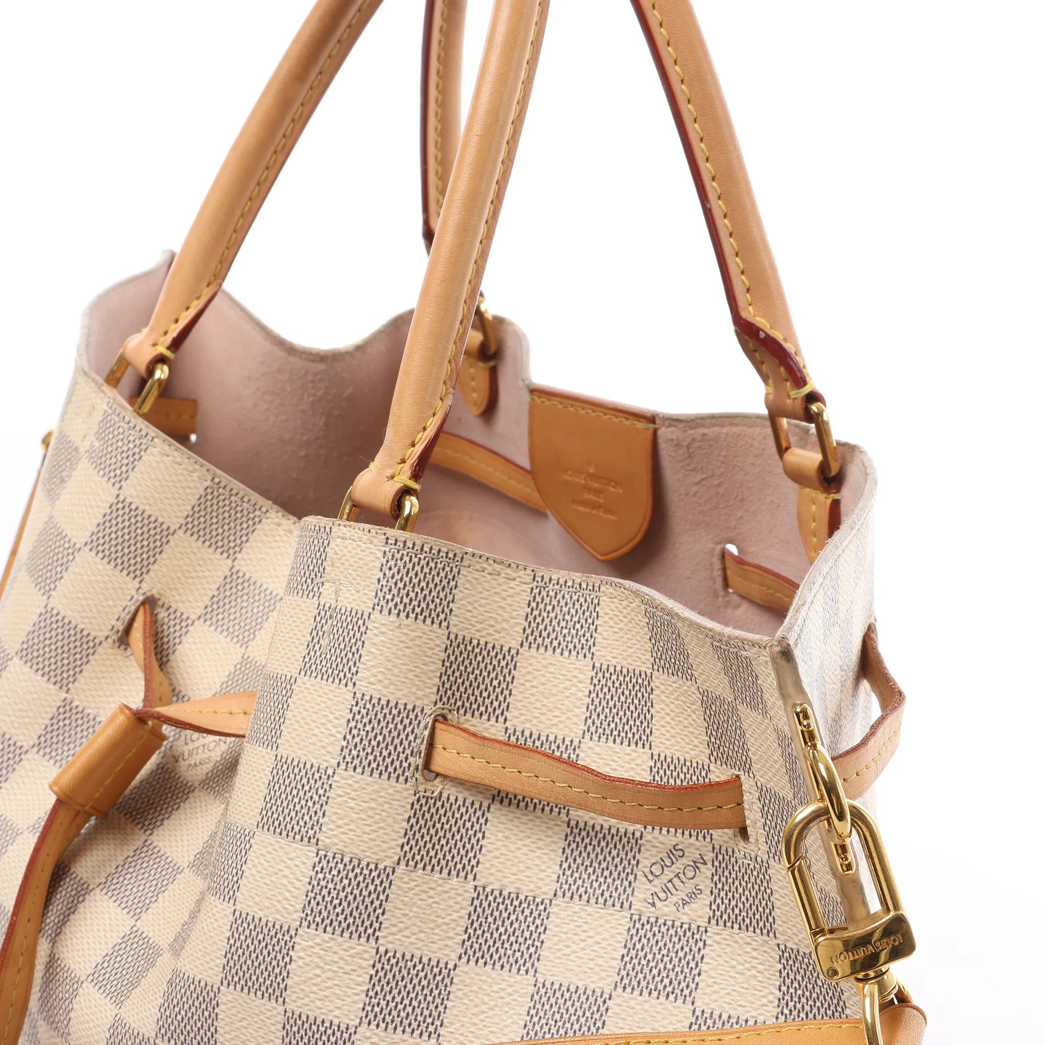 Louis Vuitton Girolata Damier Azur 2Way Handbag in Beige N41579