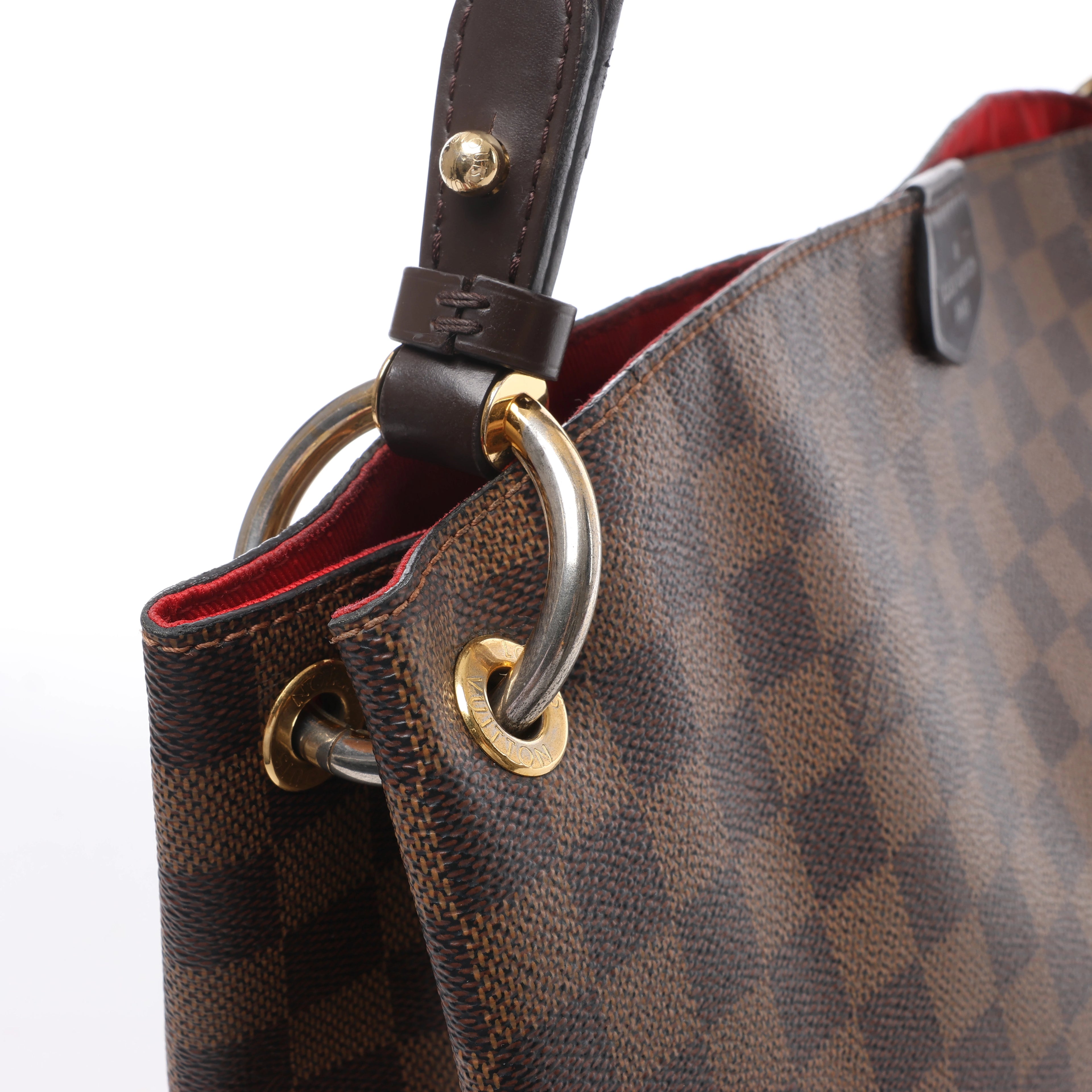 Bolso de hombro Louis Vuitton Westminster GM Damier Ebene en marrón N41103