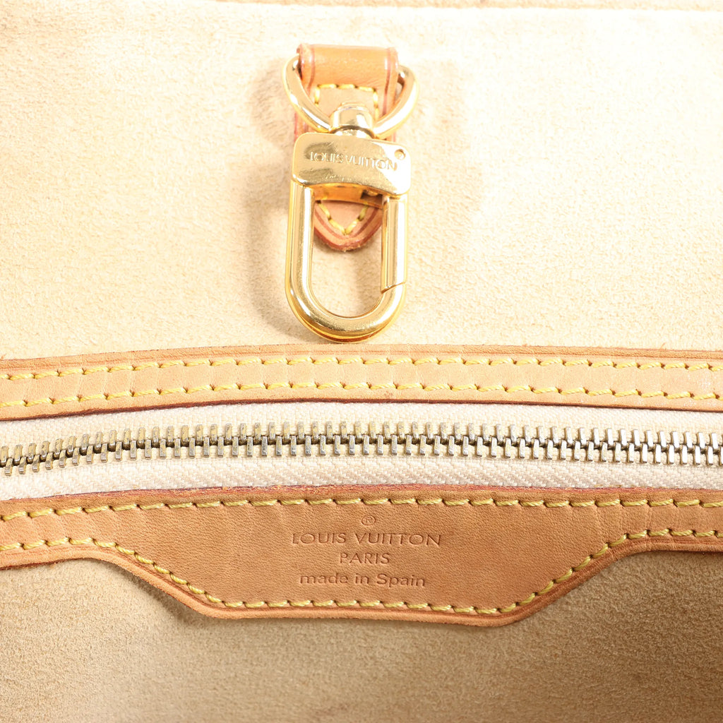 Louis Vuitton Hampstead MM Damier Azur Handbag in Beige N51206