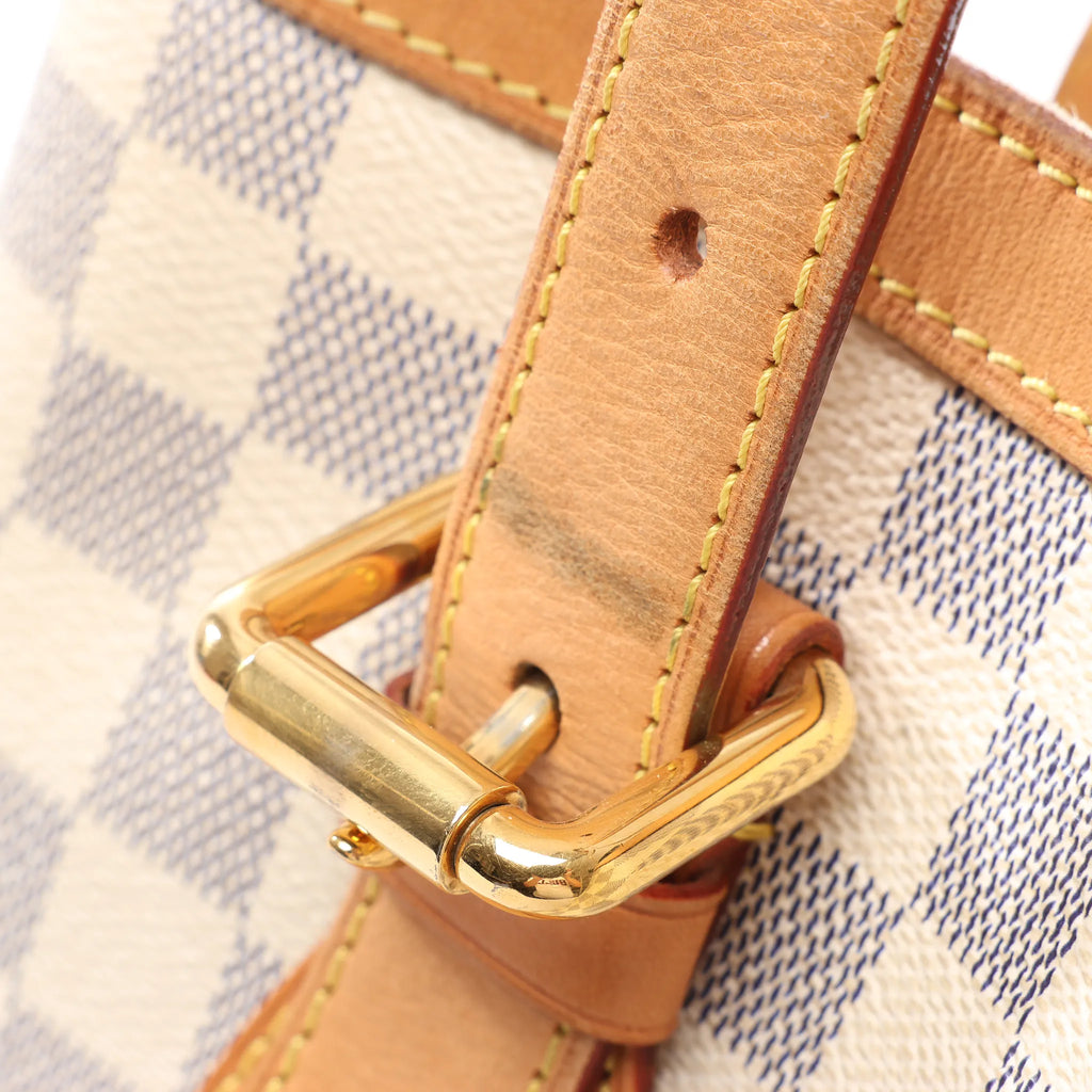 Louis Vuitton Hampstead MM Damier Azur Handbag in Beige N51206