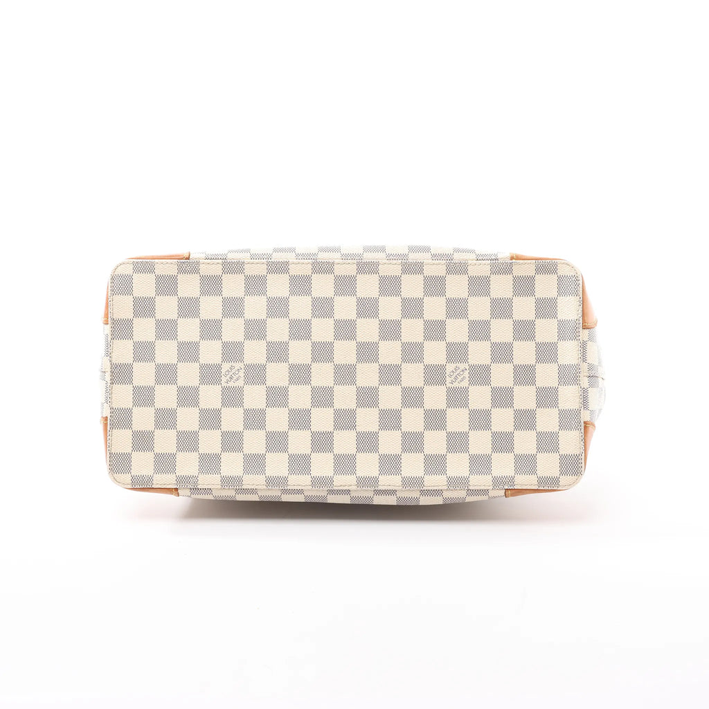 Louis Vuitton Hampstead MM Damier Azur Handbag in Beige N51206