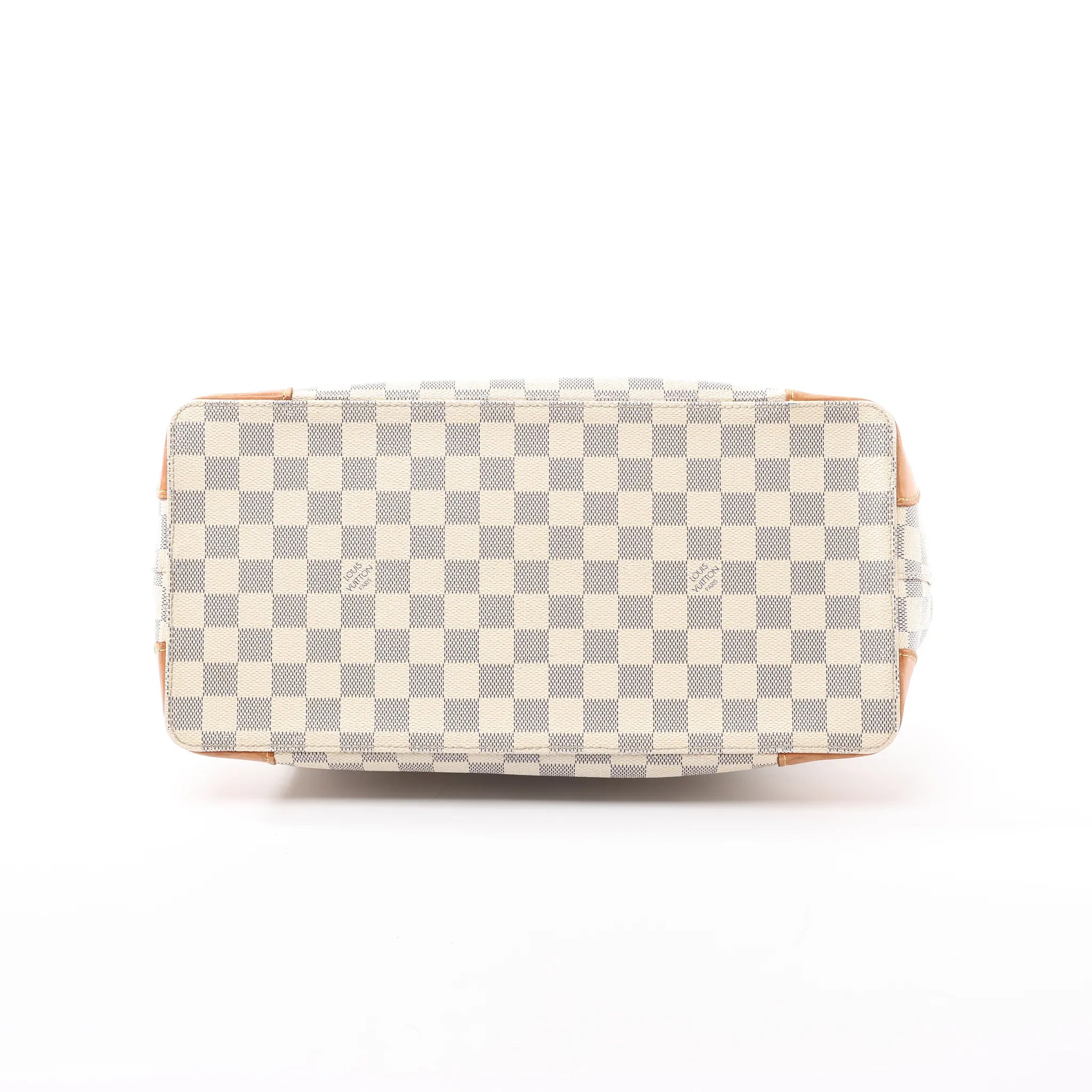 Louis Vuitton Hampstead MM Damier Azur Handbag in Beige N51206