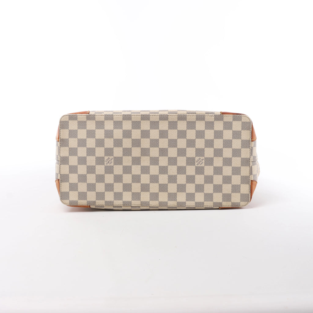 Louis Vuitton Hampstead MM Damier Azur Shoulder Bag in Beige N51206